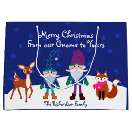 聖降誕祭お前の青い格言へ ラージペーパーバッグ