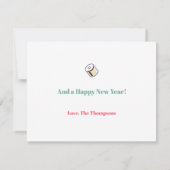 聖降誕祭お前は汚い臆病な動物だ シーズンカード (裏面)