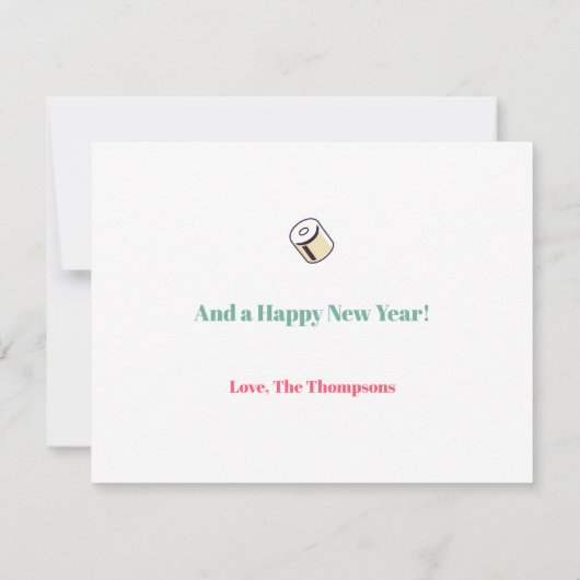 聖降誕祭お前は汚い臆病な動物だ シーズンカード (裏面)