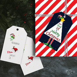 聖降誕祭お小妖精や小人を楽しませなさい ギフトタグ