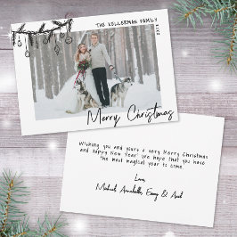 聖降誕祭お洒落の祝辞 シーズンカード