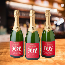 聖降誕祭お目出し赤クールちゃん スパークリングワインラベル