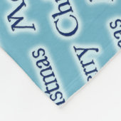 聖降誕祭お目出し フリースブランケット (角)