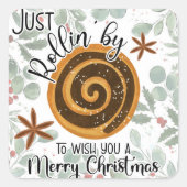 聖降誕祭お目出とうかと思って来たばかりだ スクエアシール (正面)