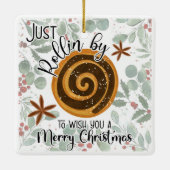 聖降誕祭お目出とうかと思って来たばかりだ セラミックオーナメント (裏面)