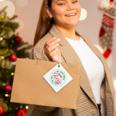 聖降誕祭お目出とうございますカスタム文字 フェイバータグ