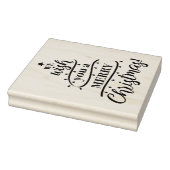 聖降誕祭お目出とうございますデザイン ラバースタンプ (スタンプ)