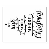 聖降誕祭お目出とうございますデザイン ラバースタンプ (インプリント)