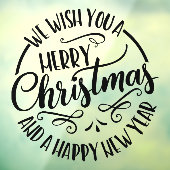 聖降誕祭お目出とうございます ウィンドウサイン (シート3)