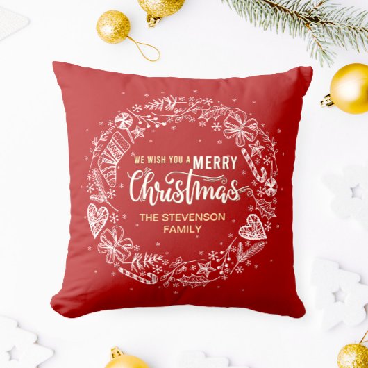 聖降誕祭お目出とうございます クッション