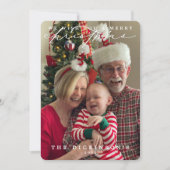 聖降誕祭お目出とうございます シーズンカード (正面)