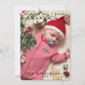 聖降誕祭お目出とうございます シーズンカード (正面)