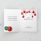 聖降誕祭お目出とうございます シーズンカード (内部)