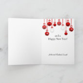 聖降誕祭お目出とうございます シーズンカード (内部)