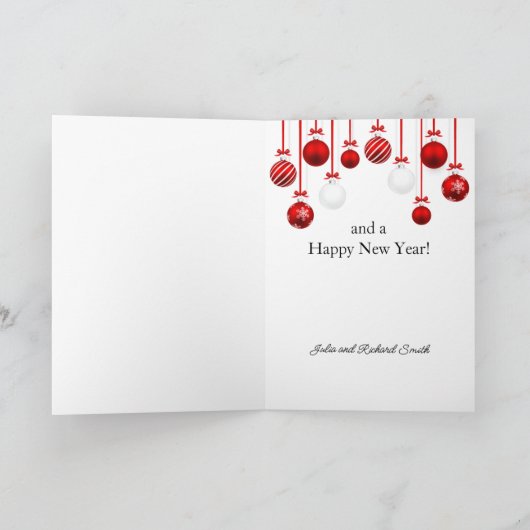 聖降誕祭お目出とうございます シーズンカード (内部)