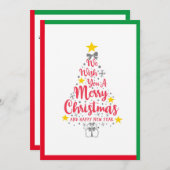 聖降誕祭お目出とうございます シーズンカード (正面/裏面)