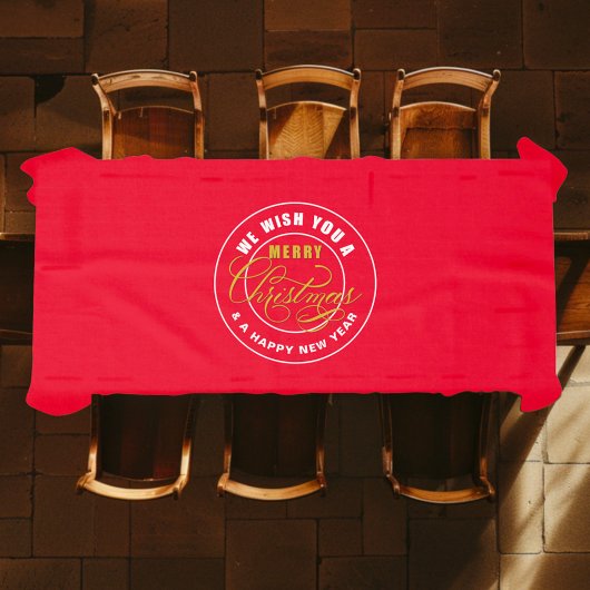 聖降誕祭お目出とうございます テーブルクロス