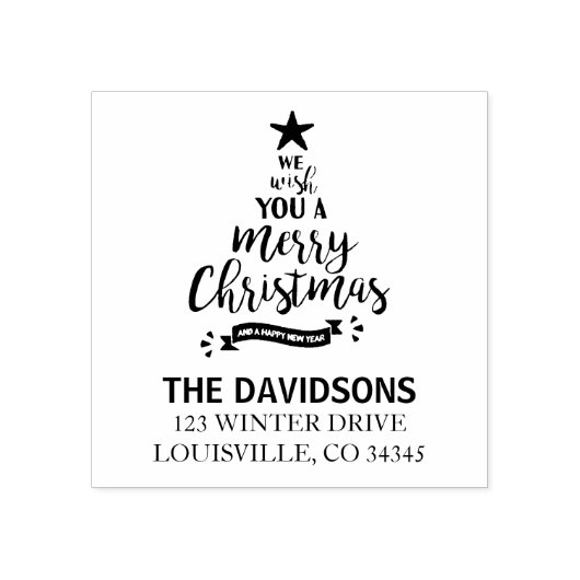 聖降誕祭お目出とうございます ラバースタンプ (インプリント)