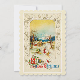 聖降誕祭お目出とうなどと招待状 招待状