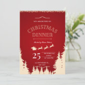 聖降誕祭お目出とうの御馳走が待ち受けている 招待状 (スタンド正面)