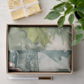 聖降誕祭お目出とうの赤いトラック 薄葉紙 (ギフト)