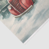 聖降誕祭お目出とうの赤いトラック 薄葉紙 (詳細)