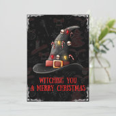 聖降誕祭お目出とうの魔女帽子カード シーズンカード (スタンド正面)