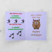 聖降誕祭お目出とうグリーティングカード シーズンカード (内部)