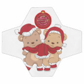 聖降誕祭お目出とうサッカーボール サッカーボール (フラット)