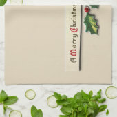 聖降誕祭お目出とうティータオル キッチンタオル (折り畳み)