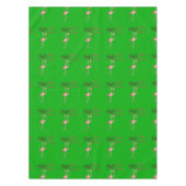 聖降誕祭お目出とうフラミンゴ テーブルクロス (正面)