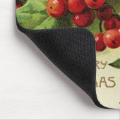 聖降誕祭お目出とうホリーマウスパッド マウスパッド (コーナー)