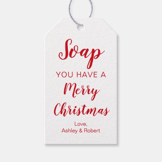 聖降誕祭お目出とうラベル ギフトタグ (正面)