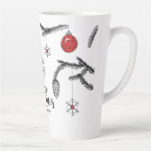 聖降誕祭お目出とう新年 カフェラテマグ (右)