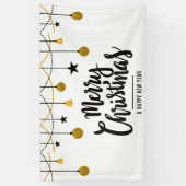 聖降誕祭お目出とう新年 横断幕 (縦)