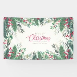 聖降誕祭お目出とう新年 横断幕