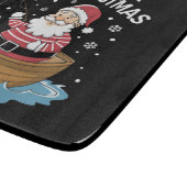 聖降誕祭お目出とう漁師魚釣り カッティングボード (角)