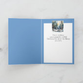 聖降誕祭お目出とう立派な医者さま カード (内部)