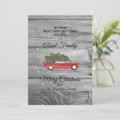 聖降誕祭お目出とう素朴 シーズンカード (スタンド正面)