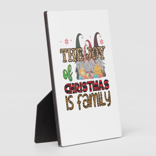 聖降誕祭お目出とう聖降誕祭の喜びは家族だ フォトプラーク (側面)