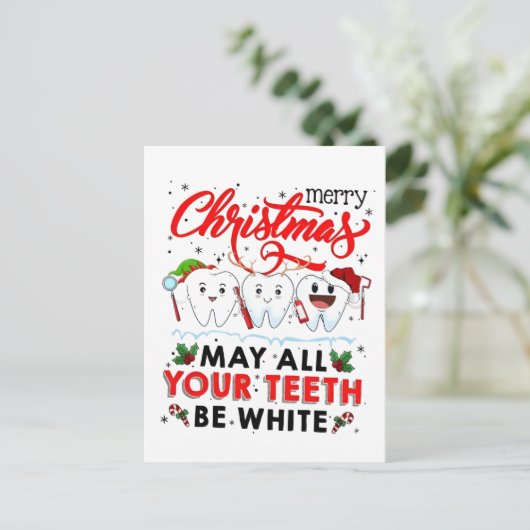 聖降誕祭お目出とう インビテーションポストカード (スタンド正面)