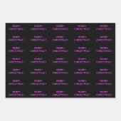 「聖降誕祭お目出とう!」 イン·ネルディ·オタク系の·文字 ラッピングペーパーシート (正面3)