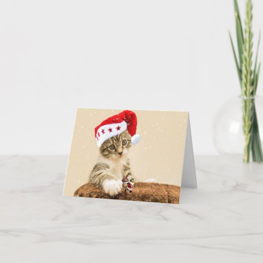 聖降誕祭お目出とう。 カード (正面)