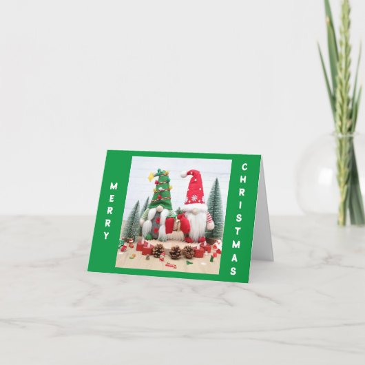 「聖降誕祭お目出とう」 カード (正面)