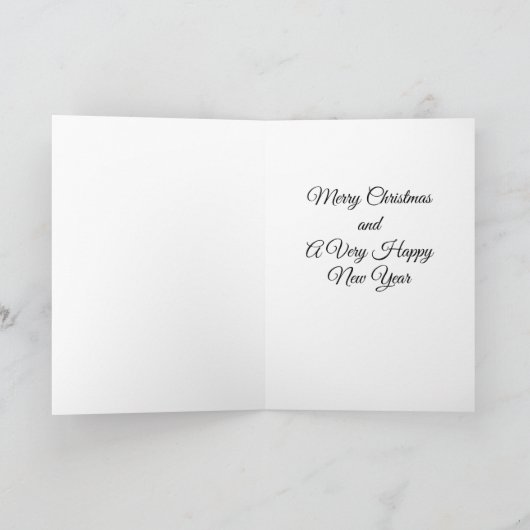 聖降誕祭お目出とう カード (内部)