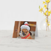 聖降誕祭お目出とう。 カード (黄色い花)