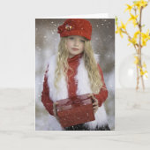 聖降誕祭お目出とう。 カード (黄色い花)