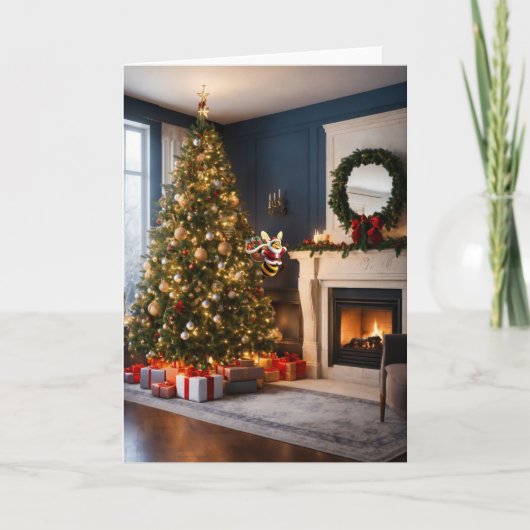 聖降誕祭お目出とう。 カード (正面)