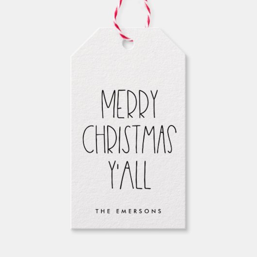 聖降誕祭お目出とう ギフトタグ (正面)