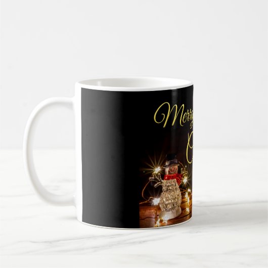 聖降誕祭お目出とう! コーヒーマグカップ (左)